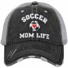 Katydid Soccer Mom Life Trucker Hats Mom Life Collection