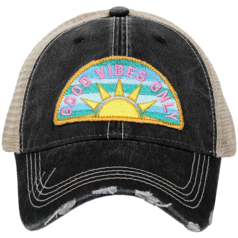 Katydid Good Vibes Only Women's Trucker Hats Weekend Vibes Collection