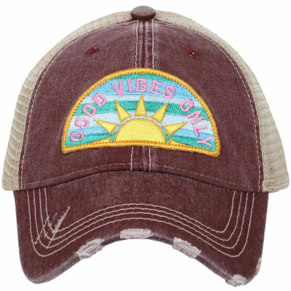 Katydid Good Vibes Only Women's Trucker Hats Weekend Vibes Collection