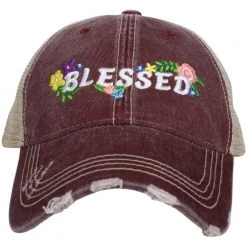 Katydid Southern Charm Collection Blessed Flowers Trucker Hats