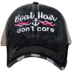 Katydid Boat Hair Don’t Care Women's Trucker Hats Vacay Getaway Collection