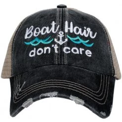 Katydid Boat Hair Don’t Care Women's Trucker Hats Vacay Getaway Collection