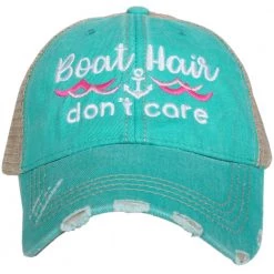 Katydid Boat Hair Don’t Care Women's Trucker Hats Vacay Getaway Collection