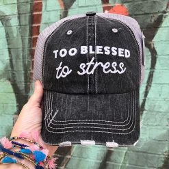 Katydid Too Blessed Trucker Hats
