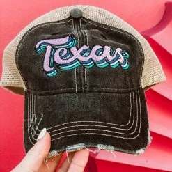 Katydid State Love Collection Texas Layered Trucker Hats