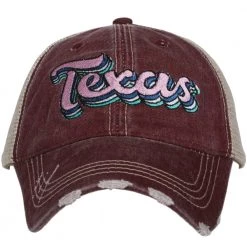 Katydid State Love Collection Texas Layered Trucker Hats