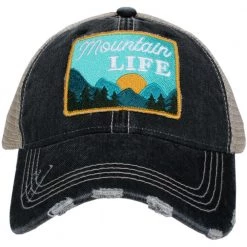 Katydid Road Trip Warrior Collection Mountain Life Trucker Hats