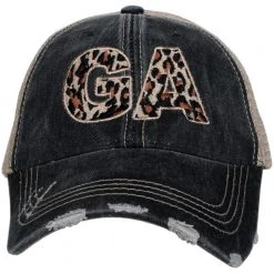 Katydid GA Georgia Leopard State Women's Hat State Love Collection