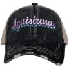 Katydid Louisiana Layered Trucker Hats State Love Collection