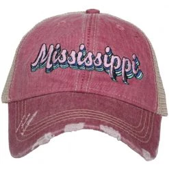 Katydid State Love Collection Mississippi Layered Trucker Hats
