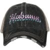 Katydid Alabama Layered Women's Trucker Hats State Love Collection