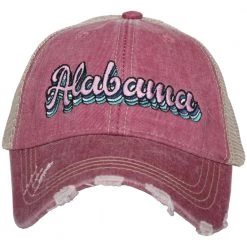 Katydid Alabama Layered Women's Trucker Hats State Love Collection