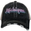 Katydid Michigan Layered Trucker Hats State Love Collection