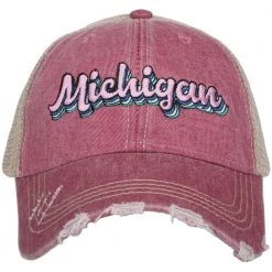 Katydid Michigan Layered Trucker Hats State Love Collection