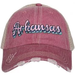 Katydid State Love Collection Arkansas Layered Women's Trucker Hats