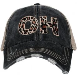 Katydid State Love Collection OH Ohio Leopard State Women's Hat