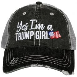 Katydid Yes I'm A Trump Girl Women's Trucker Hat