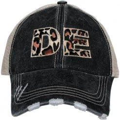 Katydid DE Delaware Leopard Women's Trucker Hat State Love Collection