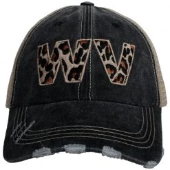 Katydid State Love Collection WV West Virginia Leopard Women's Trucker Hat