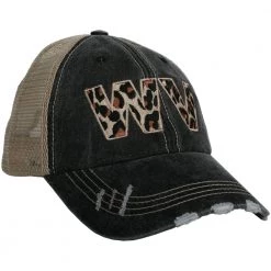 Katydid State Love Collection WV West Virginia Leopard Women's Trucker Hat