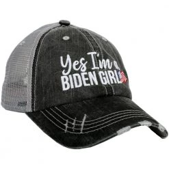 Katydid State Love Collection Yes I'm A Biden Girl Women's Trucker Hat