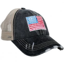 Katydid State Love Collection American Flag Women's Trucker Hats