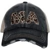 Katydid State Love Collection MA Massachusetts Leopard State Women's Trucker Hat