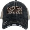 Katydid ME Maine Leopard State Women's Trucker Hat State Love Collection