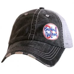 Katydid Baseball Mom Side Patch Trucker Hat