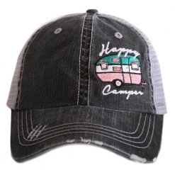 Katydid Happy Camper Side Patch Trucker Hat