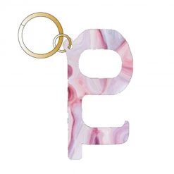 Katydid Pink Marble Hands Free Key Chain Discontinued
