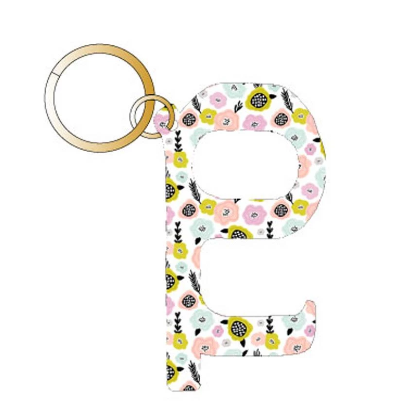 Katydid Discontinued Pastel Flowers Hands Free Key Chain