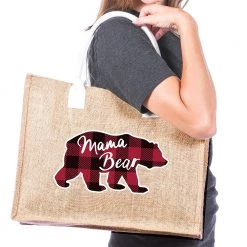Katydid Mom Life Collection Mama Bear Tote Bags