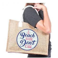 Katydid Beach Hair Don't Care Tote Bags