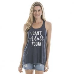 Katydid I Can't Adult Today Tank Tops Mom Life Collection