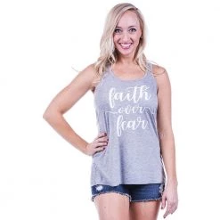 Katydid Faith Over Fear Tanks