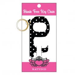 Katydid Black Polka Dot Hands Free Key Chain Discontinued