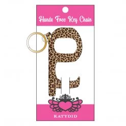 Katydid Discontinued Brown Leopard Hands Free Key Chain