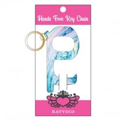 Katydid Blue Marble Hands Free Key Chain Discontinued