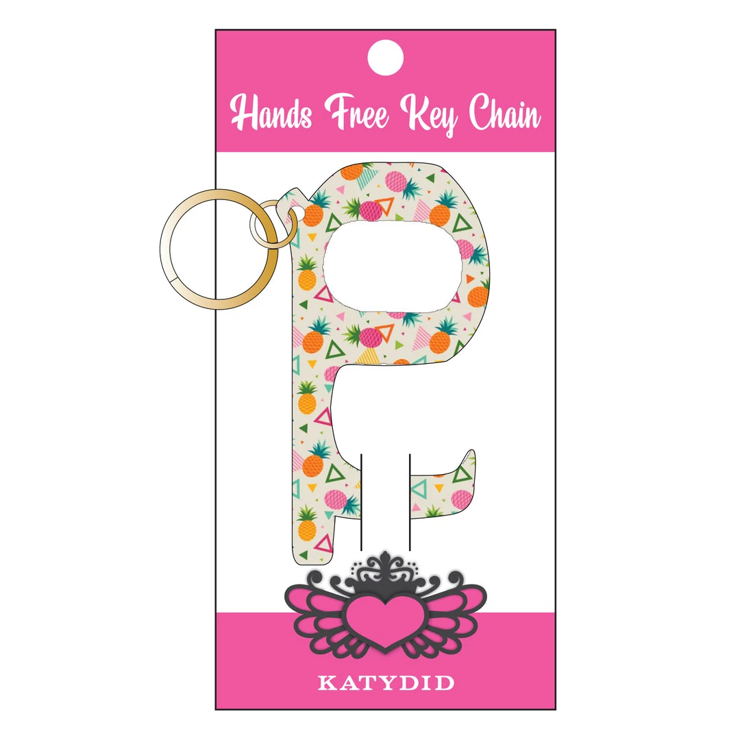 Katydid Discontinued Pineapple Hands Free Key Chain