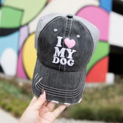 Katydid Weekend Vibes Collection I Heart My Dog Trucker Hat