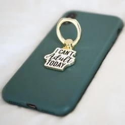 Katydid Mom Life Collection I Can't Adult Today Phone Ring Holder & Stand