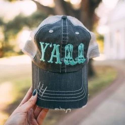 Katydid Southern Charm Collection Y'all Western Trucker Hat