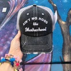 Katydid Ain't No Hood Like Motherhood Women's Trucker Hats Mom Life Collection