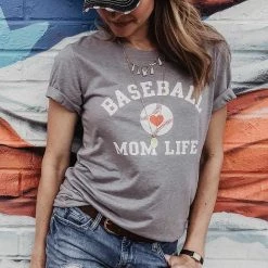Katydid Game Day Collection Baseball Mom Life T-Shirts