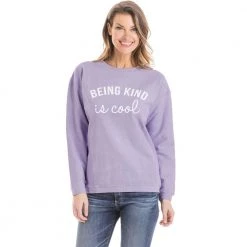 Katydid Being Kind Is Cool Corded Sweatshirt Fall & Winter