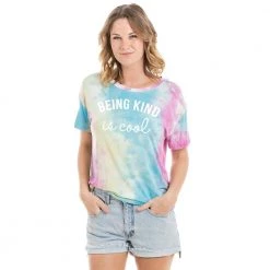 Katydid Being Kind Is Cool Tie Dye Graphic T-Shirt Tie Dye Collection