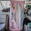 Katydid Boat Bum Quick Dry Beach Towels Vacay Getaway Collection