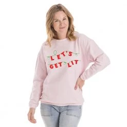 Katydid Let's Get Lit Corded Sweatshirt