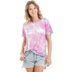 Katydid Cool Mom Women’s Tie Dye Graphic T-Shirt Tie Dye Collection